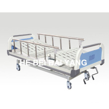 a-63 Movable Double-Function Manual Hospital Bed ABS Bed Head